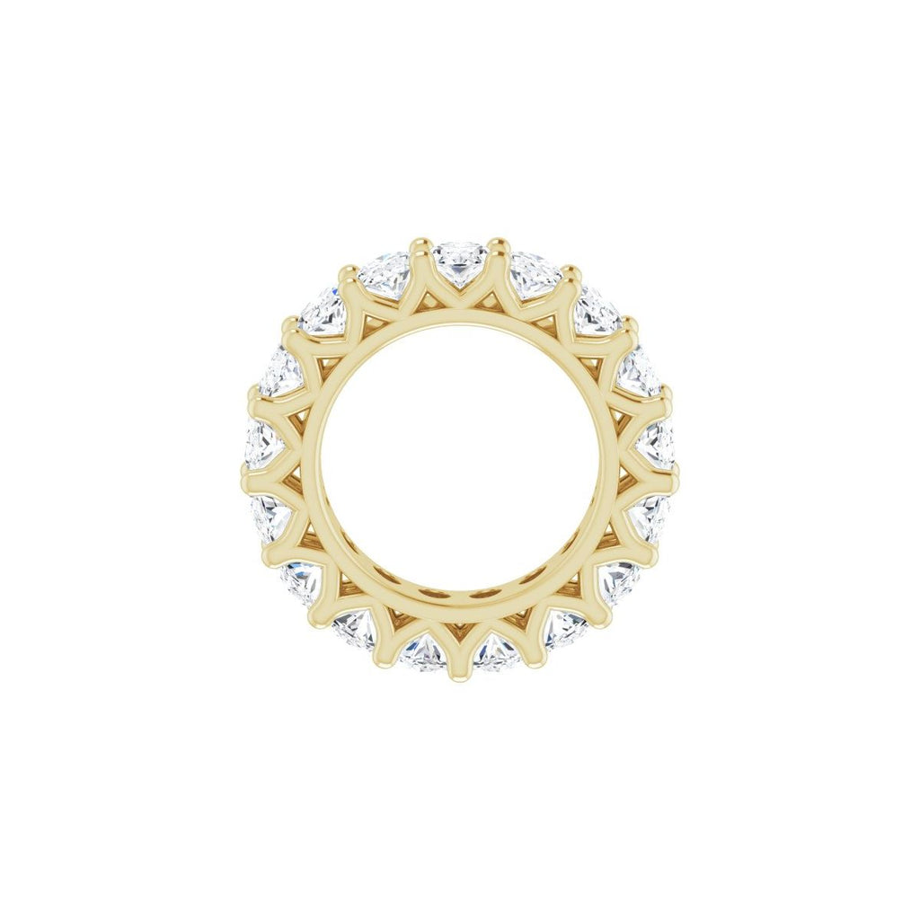 6 1/3 CTW Natural Diamond Eternity Band in 14k yellow gold
