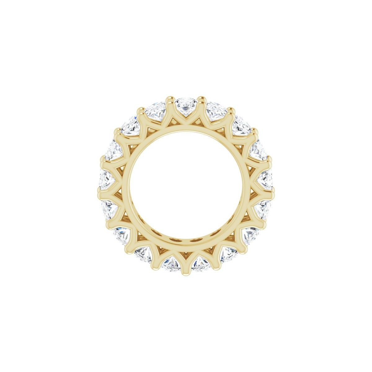 6 1/3 CTW Natural Diamond Eternity Band in 14k yellow gold