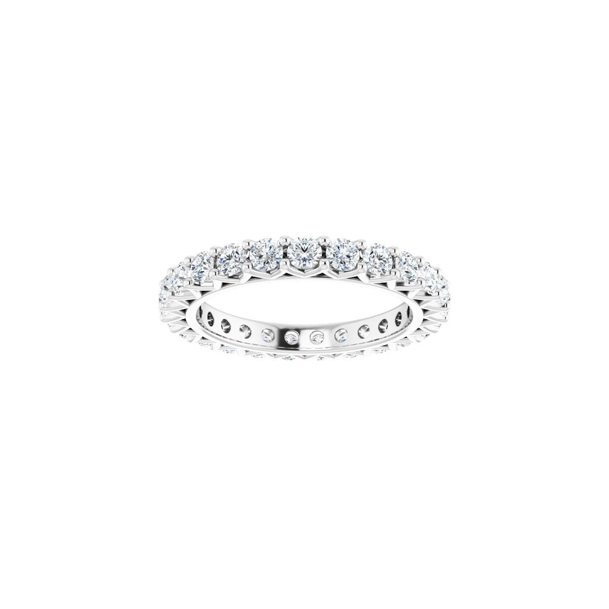 1 1/2 CTW Natural Diamond Eternity Band in platinum