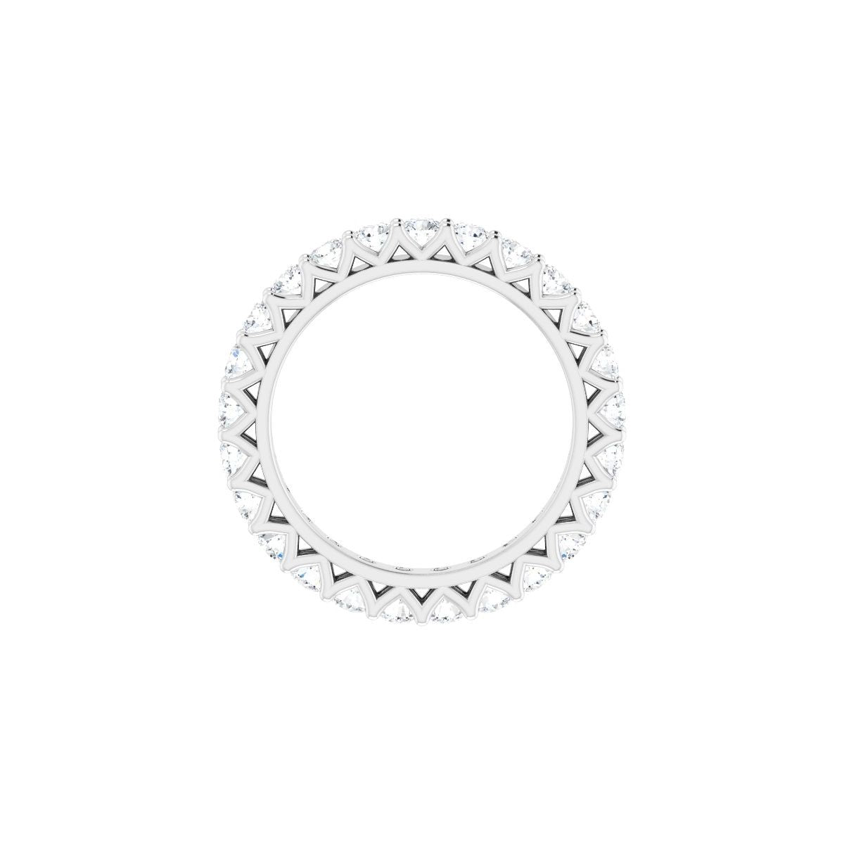 1 1/2 CTW Natural Diamond Eternity Band in platinum