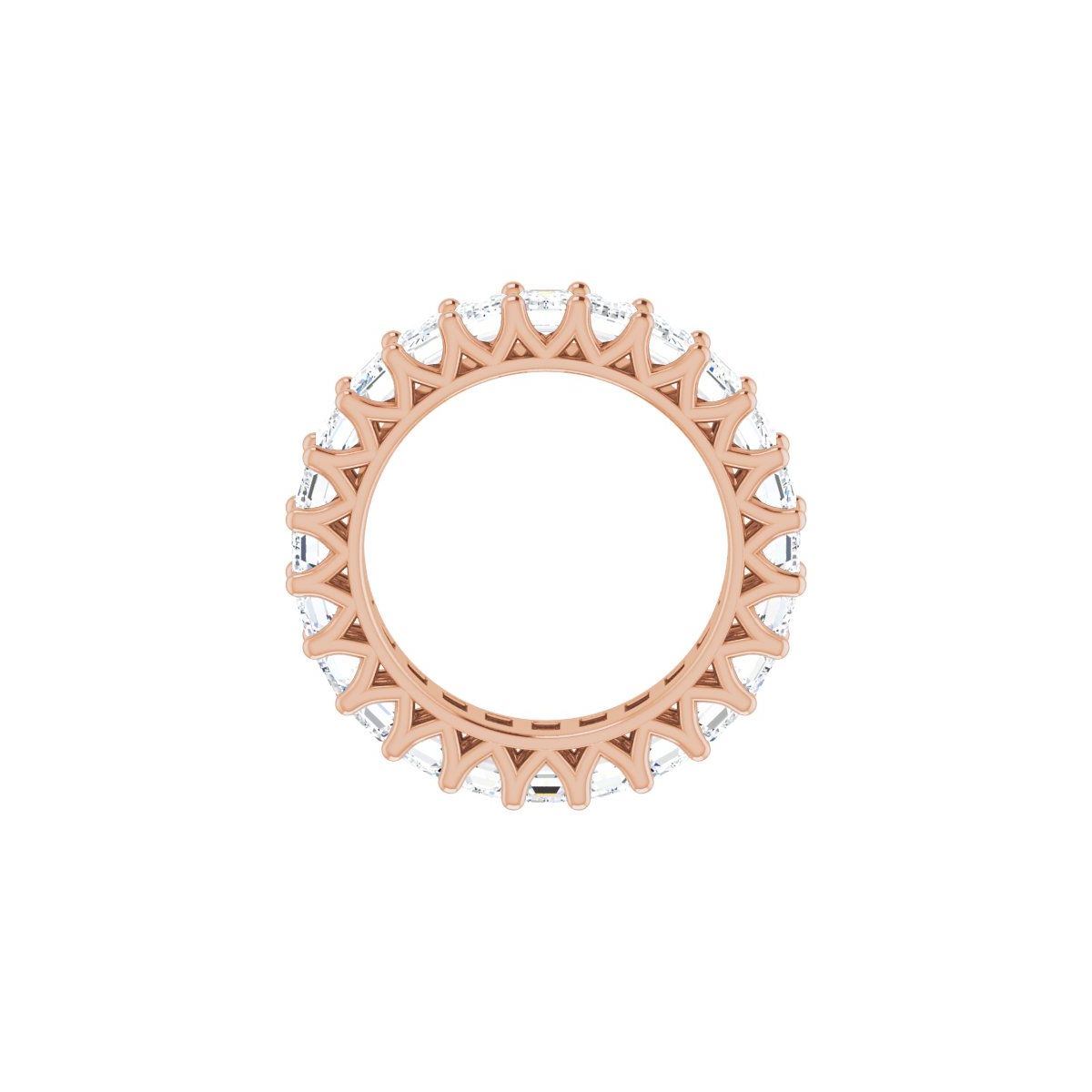 8 3/8 CTW Natural Diamond Eternity Band in 14k rose gold
