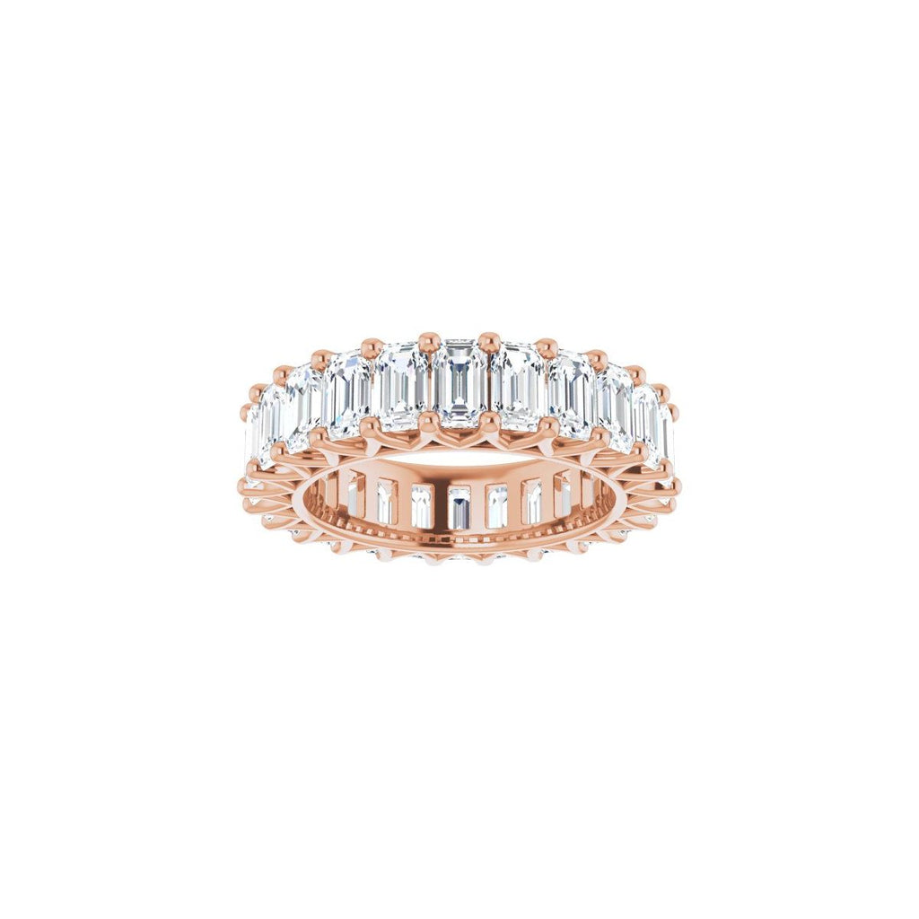 8 3/8 CTW Natural Diamond Eternity Band in 14k rose gold