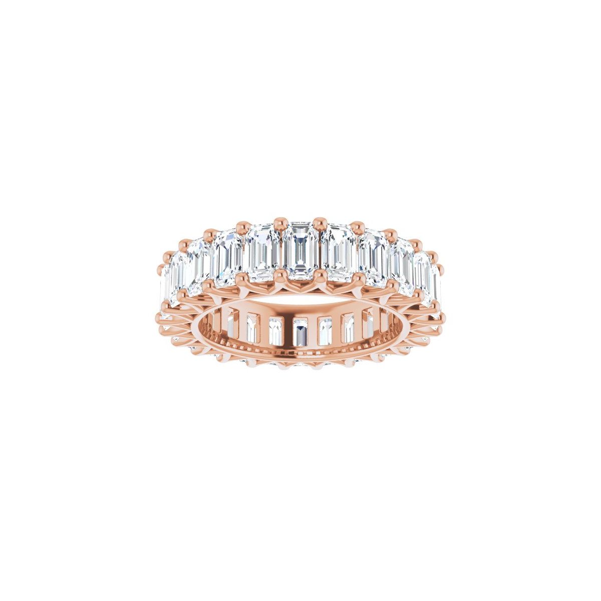 8 3/8 CTW Natural Diamond Eternity Band in 14k rose gold