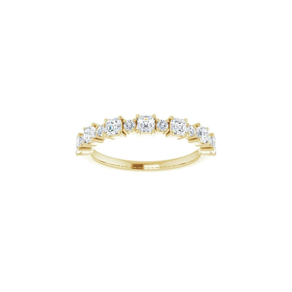 3/4 CTW Natural Diamond Anniversary Band in 14k yellow gold