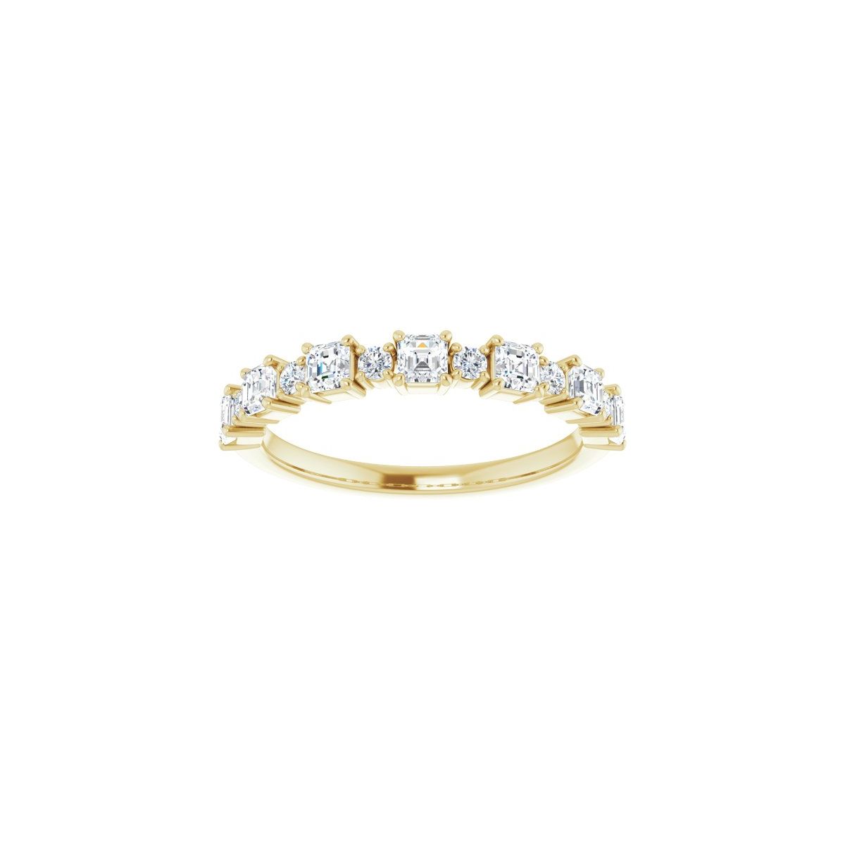 3/4 CTW Natural Diamond Anniversary Band in 14k yellow gold