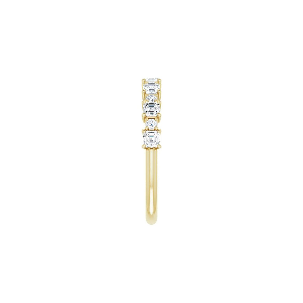 3/4 CTW Natural Diamond Anniversary Band in 14k yellow gold