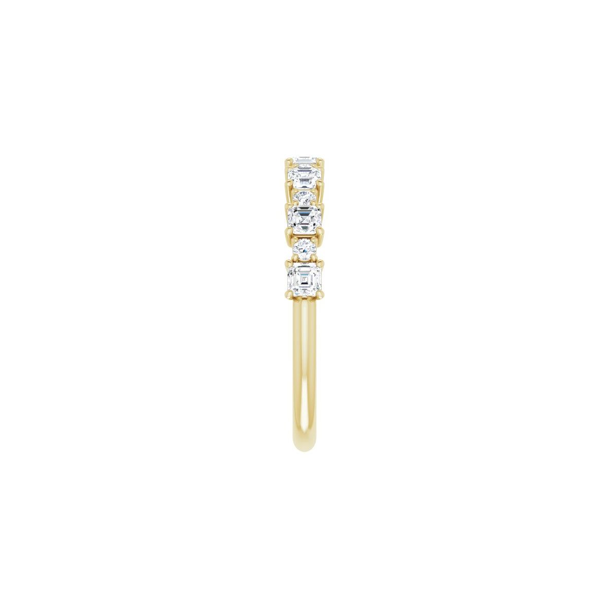 3/4 CTW Natural Diamond Anniversary Band in 14k yellow gold
