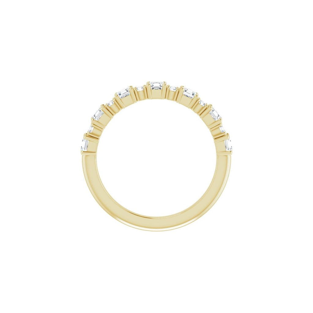 3/4 CTW Natural Diamond Anniversary Band in 14k yellow gold