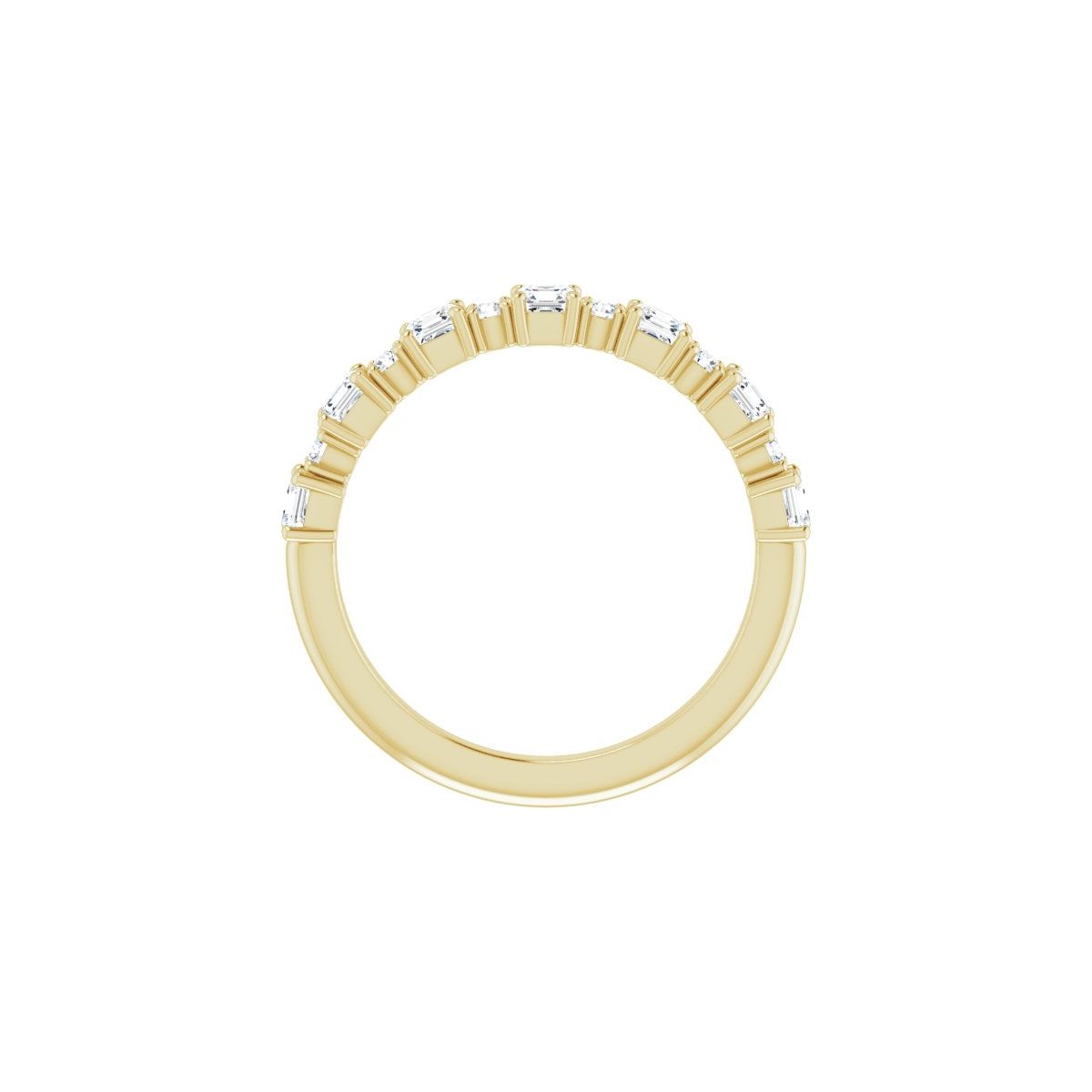 3/4 CTW Natural Diamond Anniversary Band in 14k yellow gold