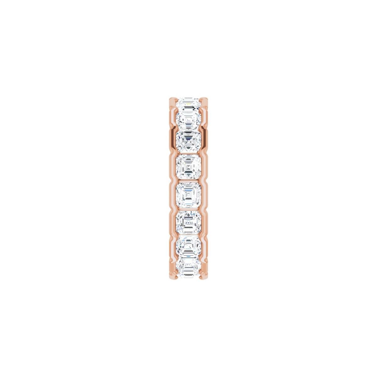 2 7/8 CTW Lab-Grown Diamond Eternity Band in 14k rose gold