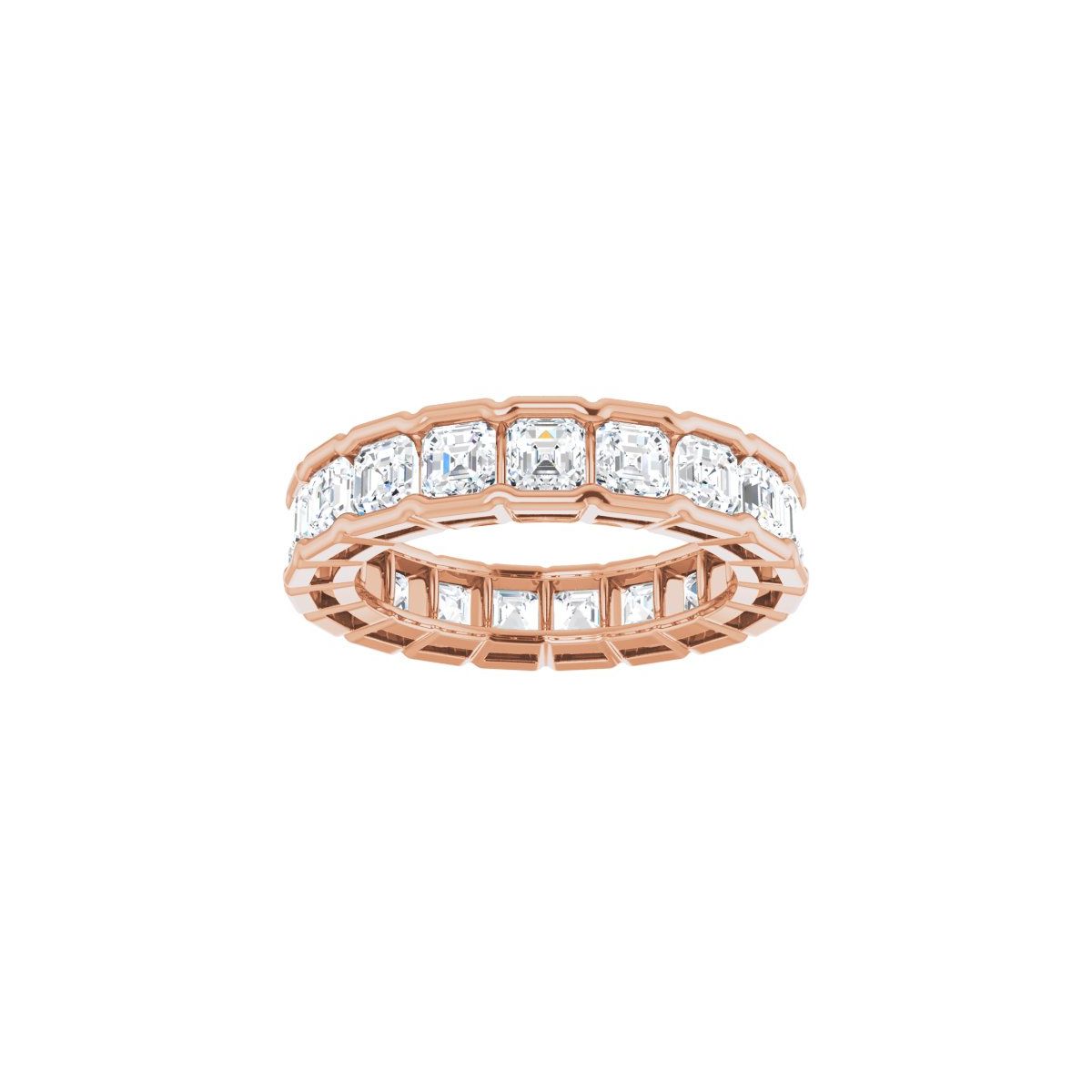 2 7/8 CTW Lab-Grown Diamond Eternity Band in 14k rose gold