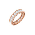 2 7/8 CTW Lab-Grown Diamond Eternity Band in 14k rose gold