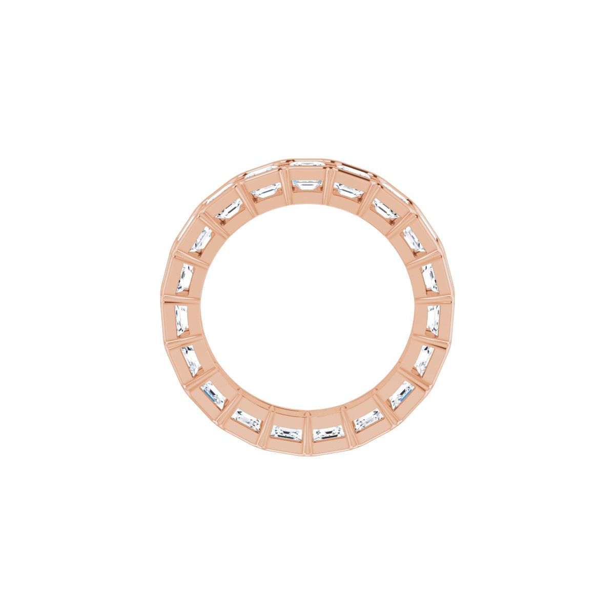 2 7/8 CTW Lab-Grown Diamond Eternity Band in 14k rose gold