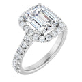 3 1/3 CTW Lab-Grown Diamond Engagement Ring in 14k white gold