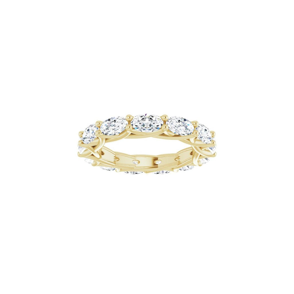 3 1/4 CTW Natural Diamond Eternity Band in 14k yellow gold