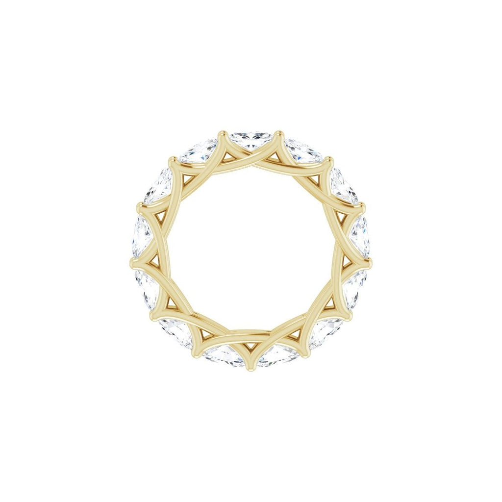 3 1/4 CTW Natural Diamond Eternity Band in 14k yellow gold