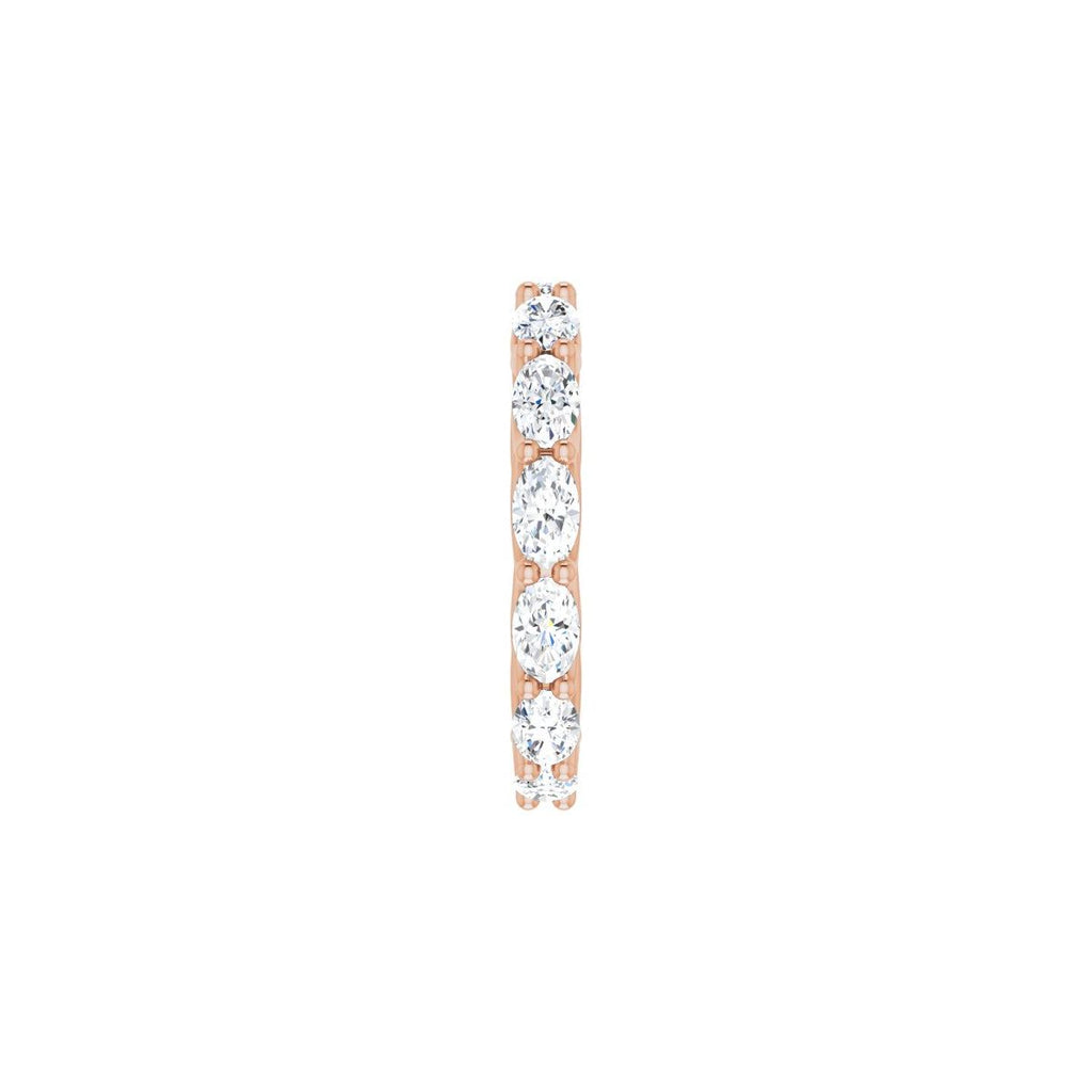 3 1/4 CTW Natural Diamond Eternity Band in 14k rose gold