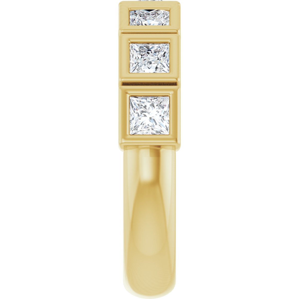 1 1/8 CTW Natural Diamond Anniversary Band in 14k yellow gold