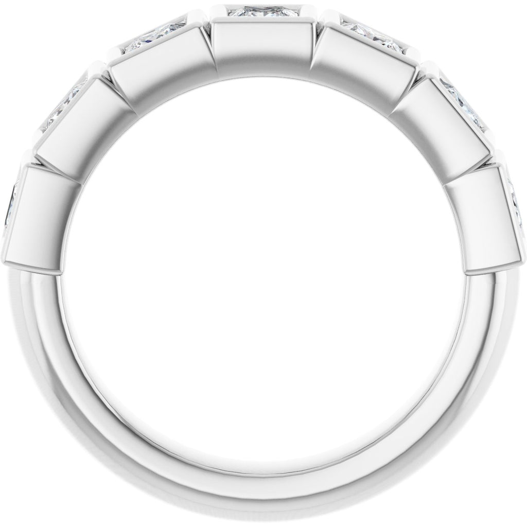 1 1/8 CTW Natural Diamond Anniversary Band in 14k white gold