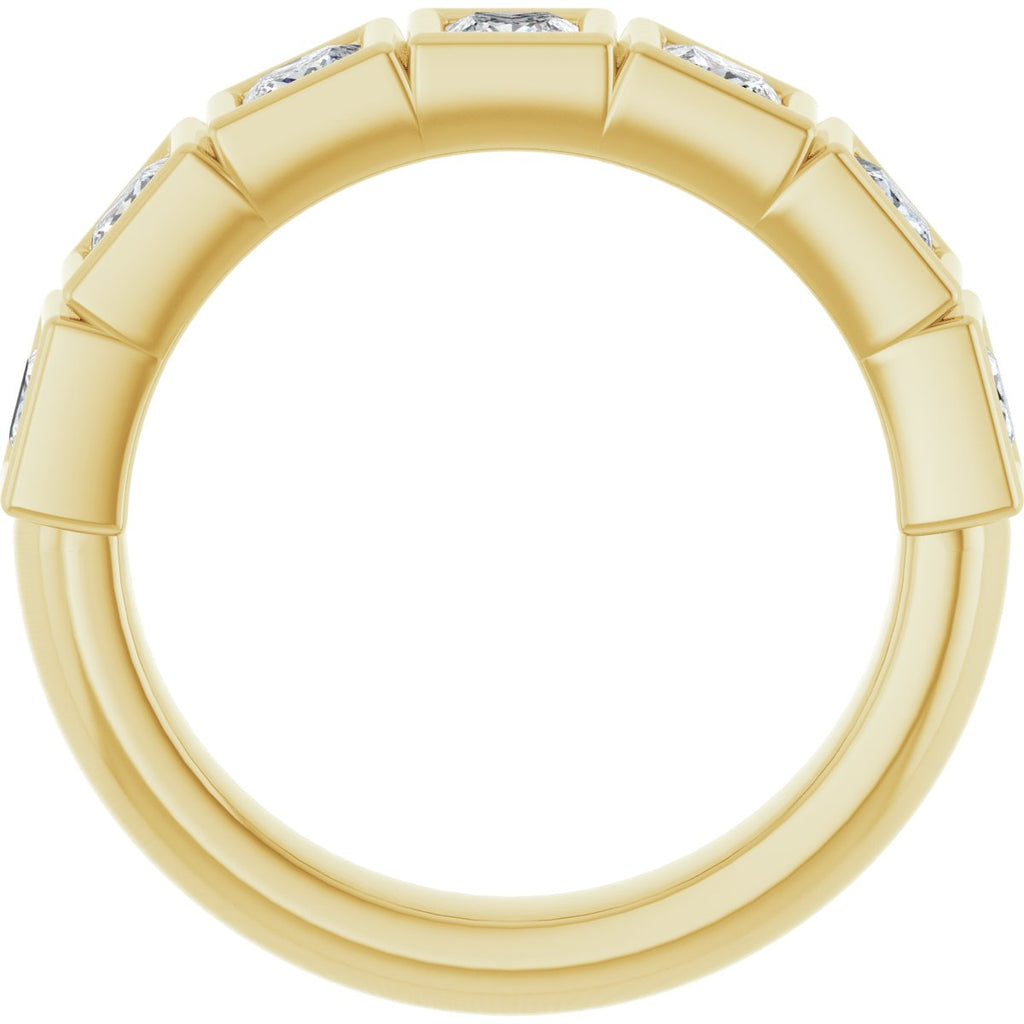 1 1/8 CTW Natural Diamond Anniversary Band in 14k yellow gold