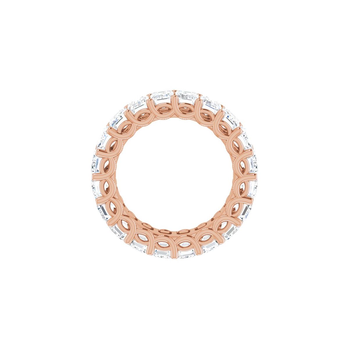 9 5/8 CTW Lab-Grown Diamond Eternity Band in 14k rose gold