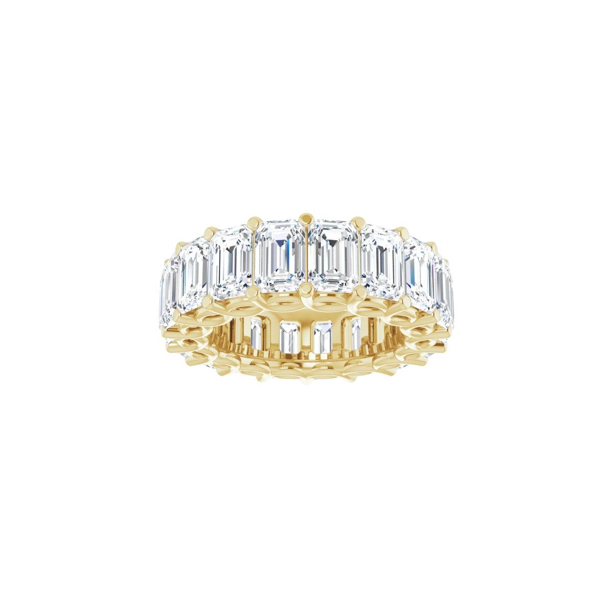 10 3/4 CTW Lab-Grown Diamond Eternity Band in 14k yellow gold