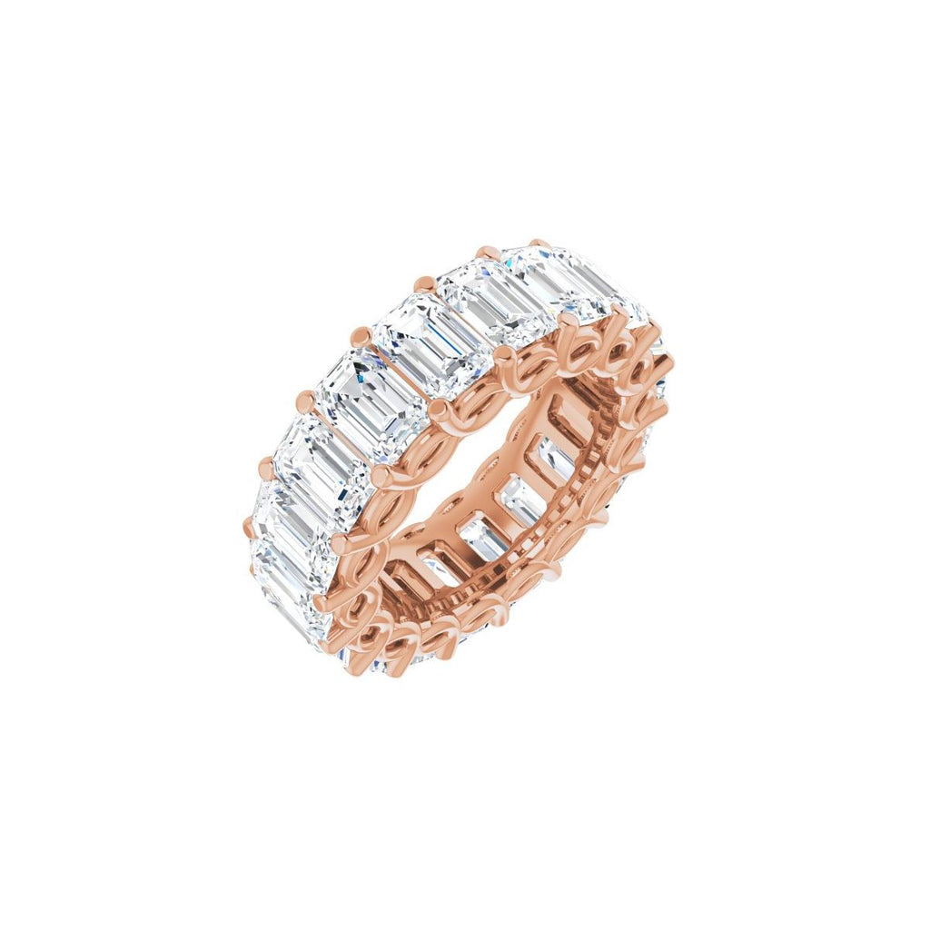 10 3/4 CTW Lab-Grown Diamond Eternity Band in 14k rose gold