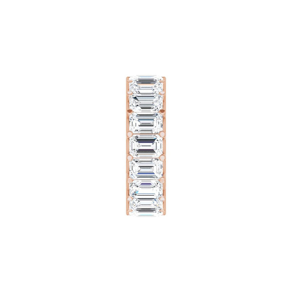 10 3/4 CTW Lab-Grown Diamond Eternity Band in 14k rose gold