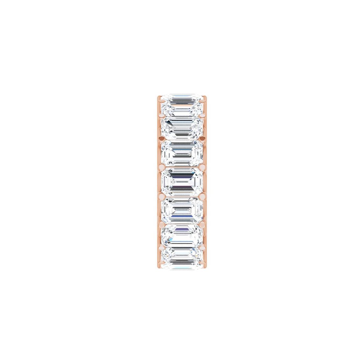 10 3/4 CTW Lab-Grown Diamond Eternity Band in 14k rose gold