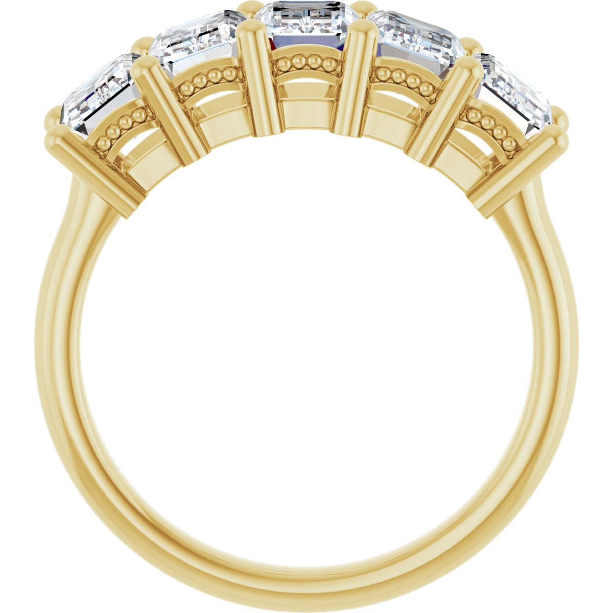 3 CTW Lab-Grown Diamond Anniversary Band in 14k yellow gold