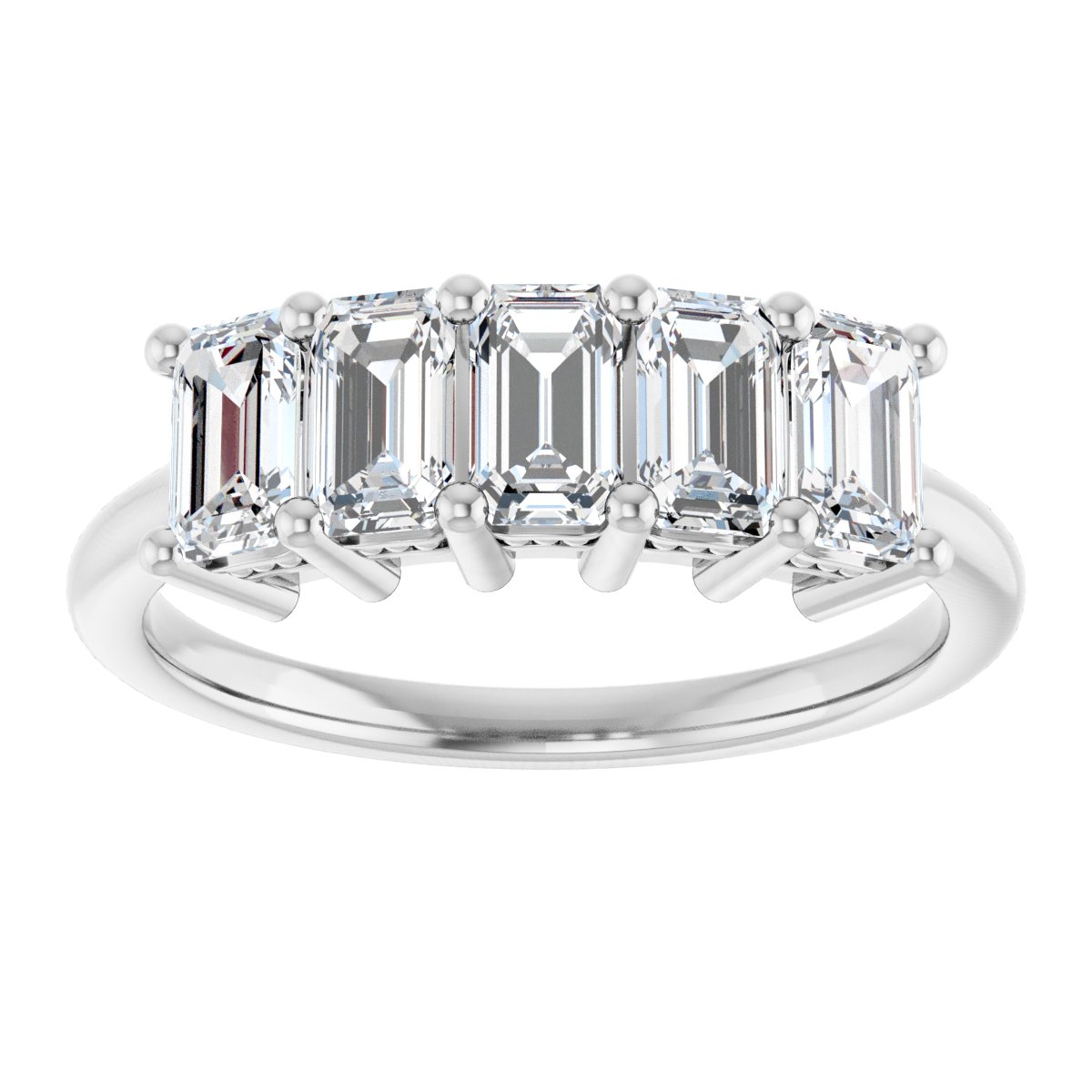 1 3/4 CTW Lab-Grown Diamond Anniversary Band in 14k white gold
