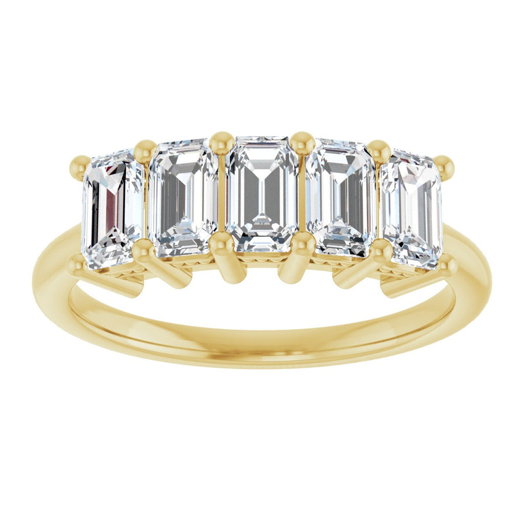 1 3/4 CTW Lab-Grown Diamond Anniversary Band in 14k yellow gold