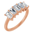1 3/4 CTW Lab-Grown Diamond Anniversary Band in 14k rose gold