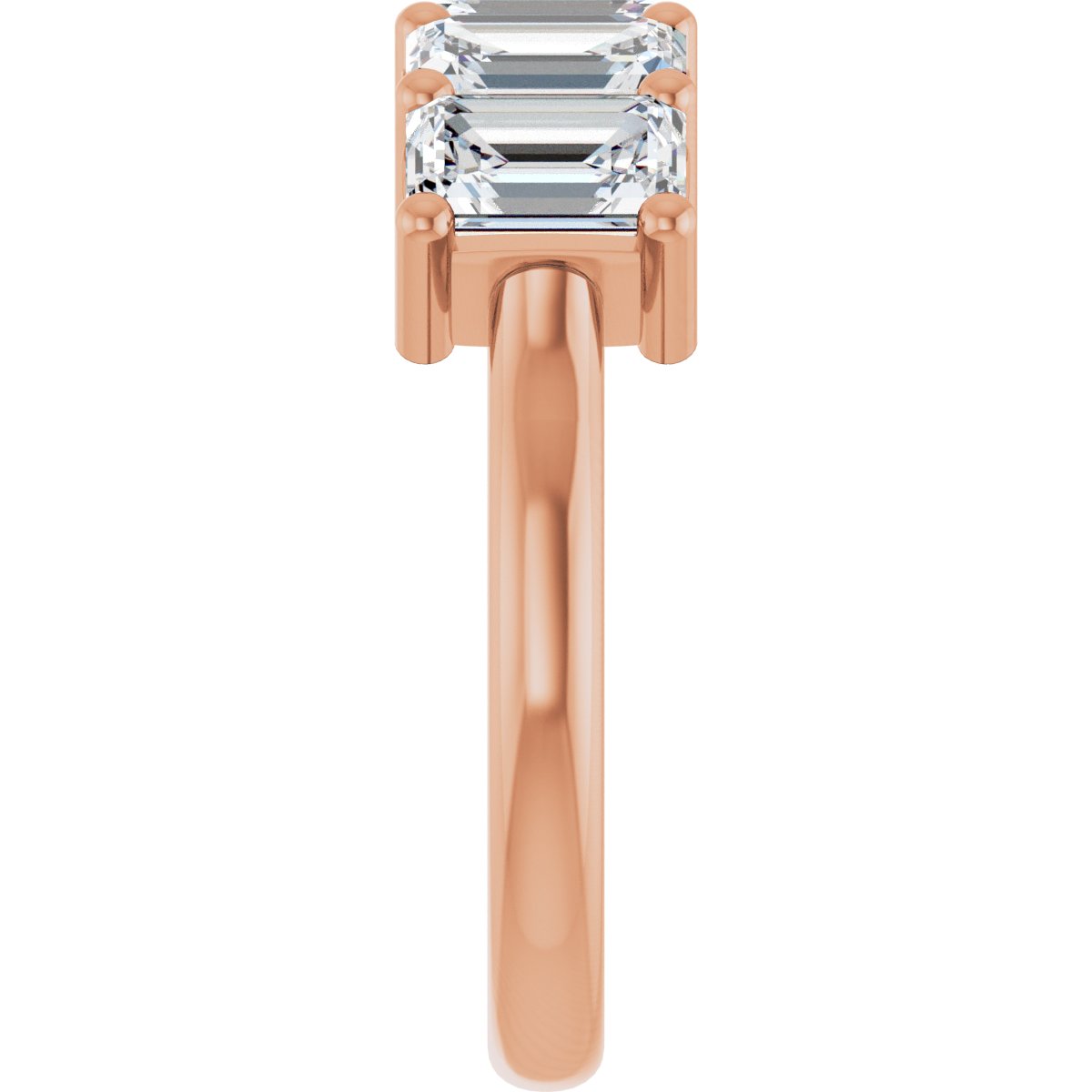 3 CTW Lab-Grown Diamond Anniversary Band in 14k rose gold
