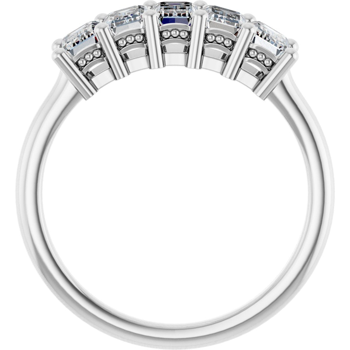 1 3/4 CTW Lab-Grown Diamond Anniversary Band in 14k white gold