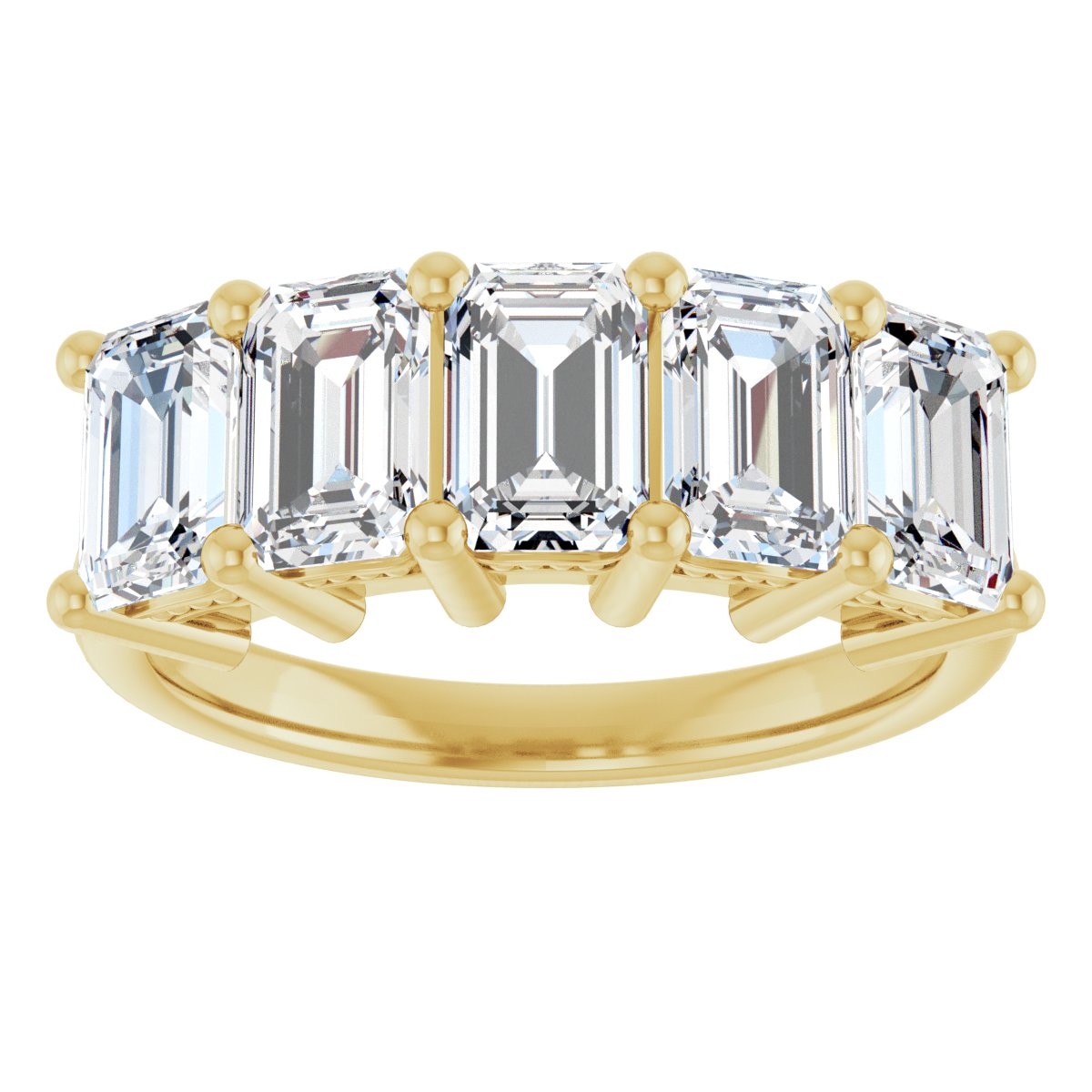 3 CTW Lab-Grown Diamond Anniversary Band in 14k yellow gold