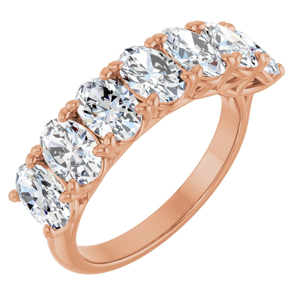 2 1/2 CTW Natural Diamond Anniversary Band in 14k rose gold