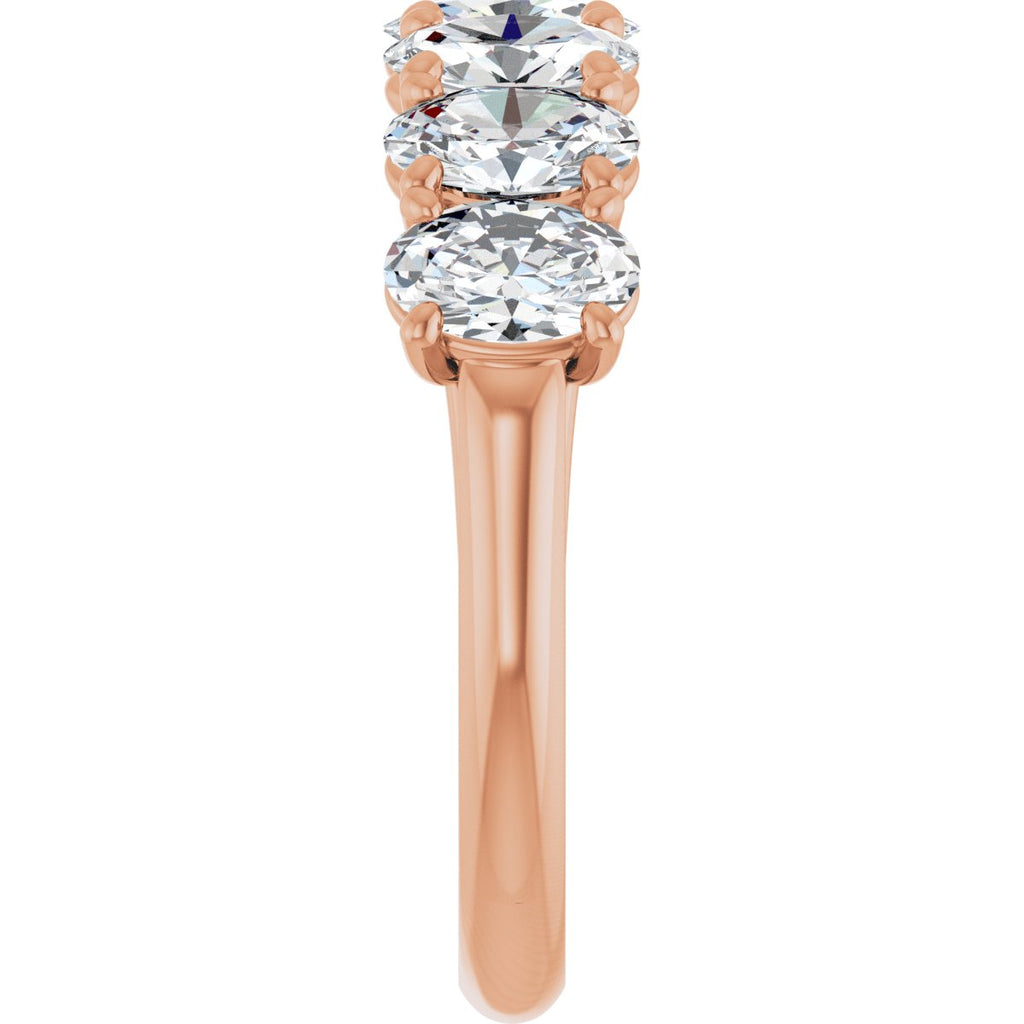 2 1/2 CTW Natural Diamond Anniversary Band in 14k rose gold