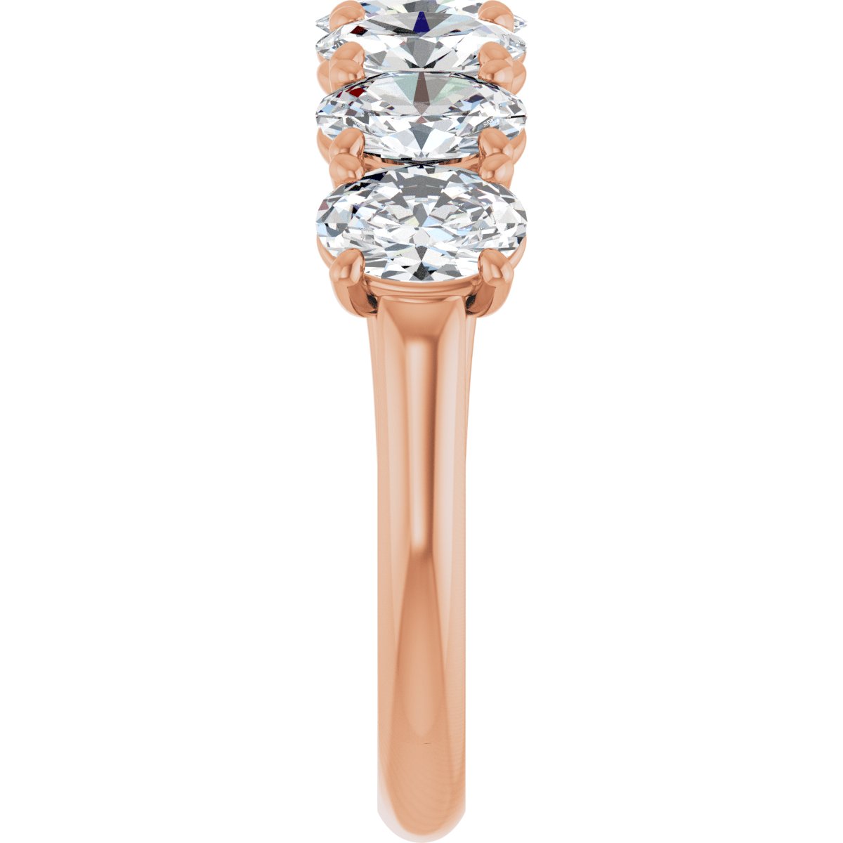 2 1/2 CTW Natural Diamond Anniversary Band in 14k rose gold