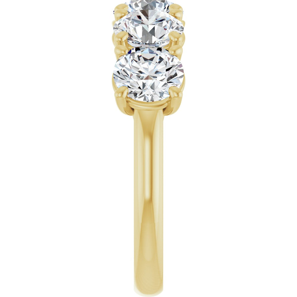 4 1/4 CTW Natural Diamond Anniversary Band in 14k yellow gold