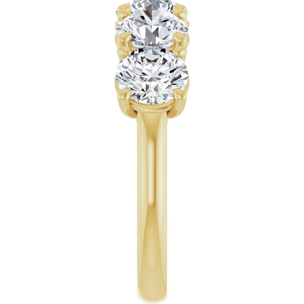 4 1/4 CTW Natural Diamond Anniversary Band in 14k yellow gold