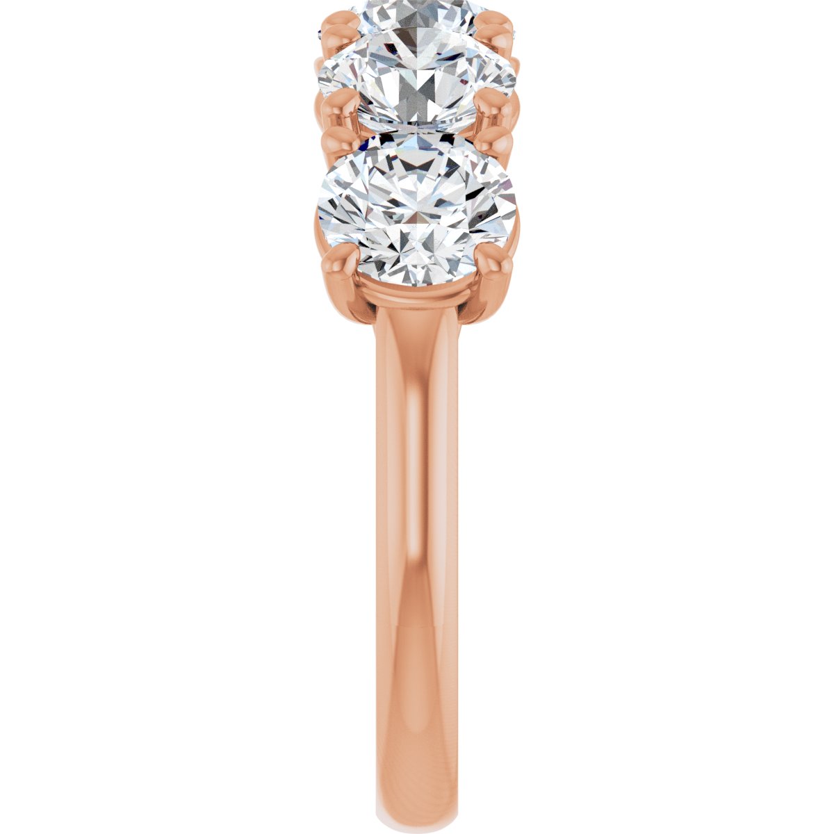 4 1/4 CTW Natural Diamond Anniversary Band in 14k rose gold