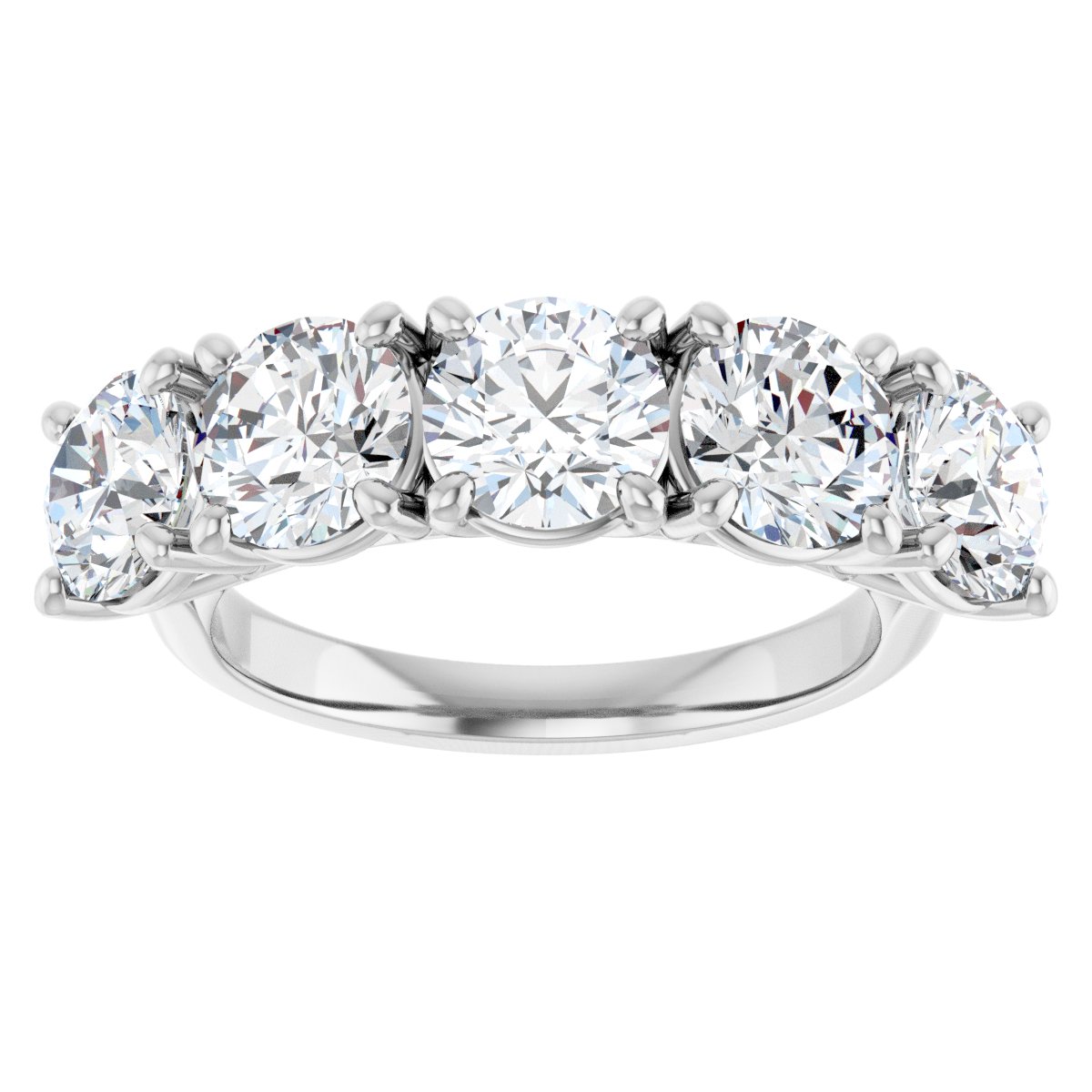 3 7/8 CTW Natural Diamond Anniversary Band