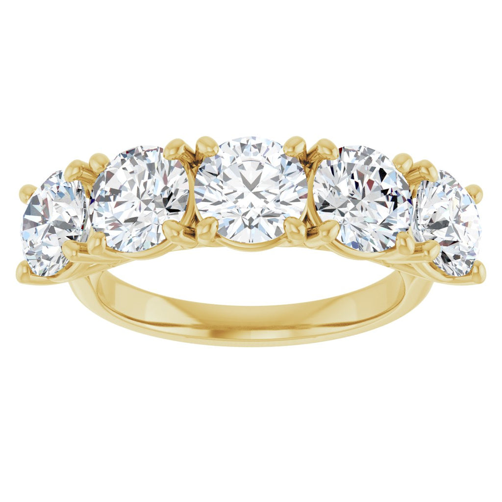 3 7/8 CTW Natural Diamond Anniversary Band in 14k yellow gold