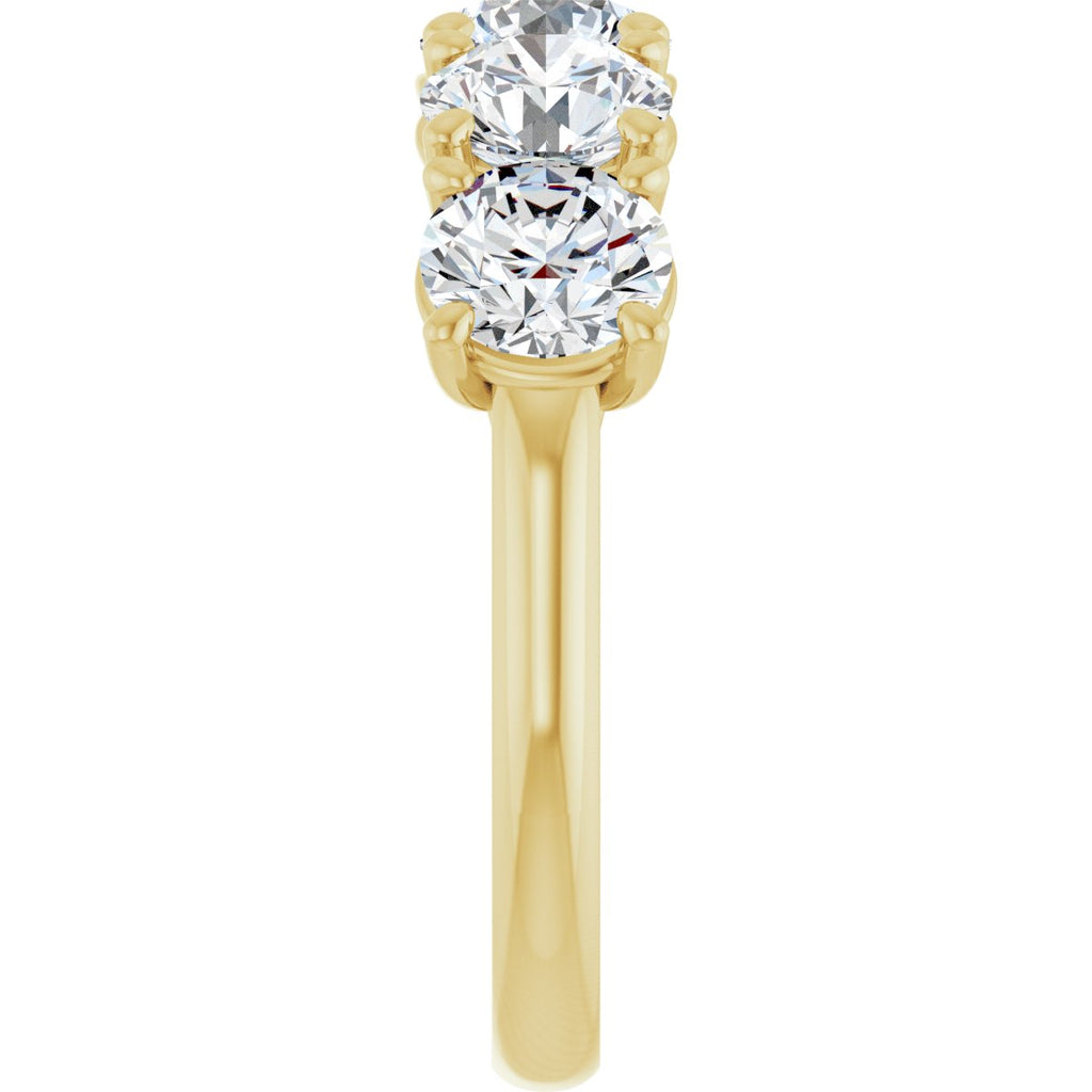 3 7/8 CTW Natural Diamond Anniversary Band in 14k yellow gold