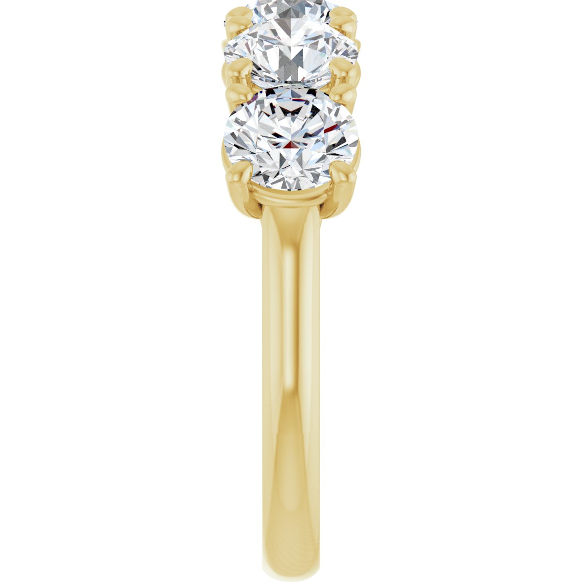 3 7/8 CTW Natural Diamond Anniversary Band in 14k yellow gold