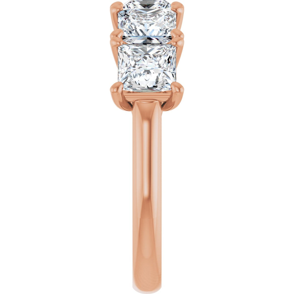 4 5/8 CTW Natural Diamond Anniversary Band in 14k rose gold