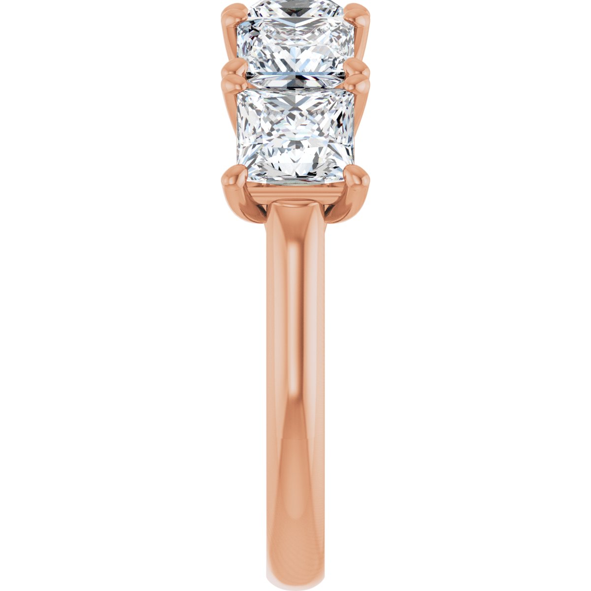 4 5/8 CTW Natural Diamond Anniversary Band in 14k rose gold
