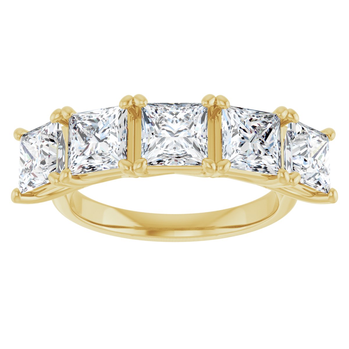 4 5/8 CTW Natural Diamond Anniversary Band in 14k yellow gold