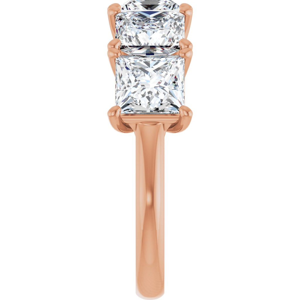 7 CTW Lab-Grown Diamond Anniversary Band in 14k rose gold